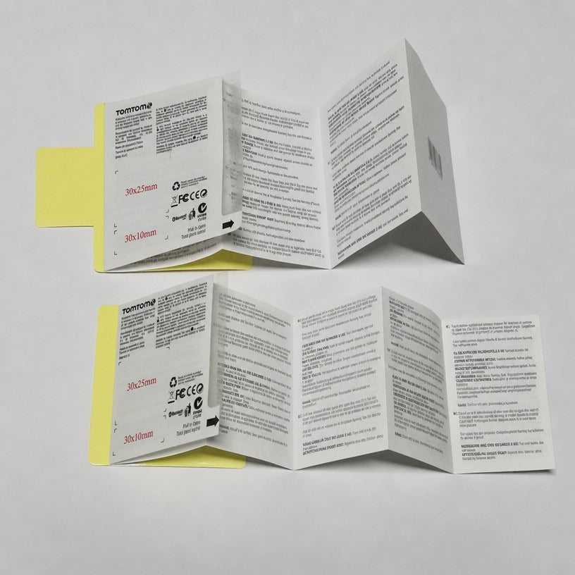 Multi-Layer Booklet Labels for Cosmetic Bottles