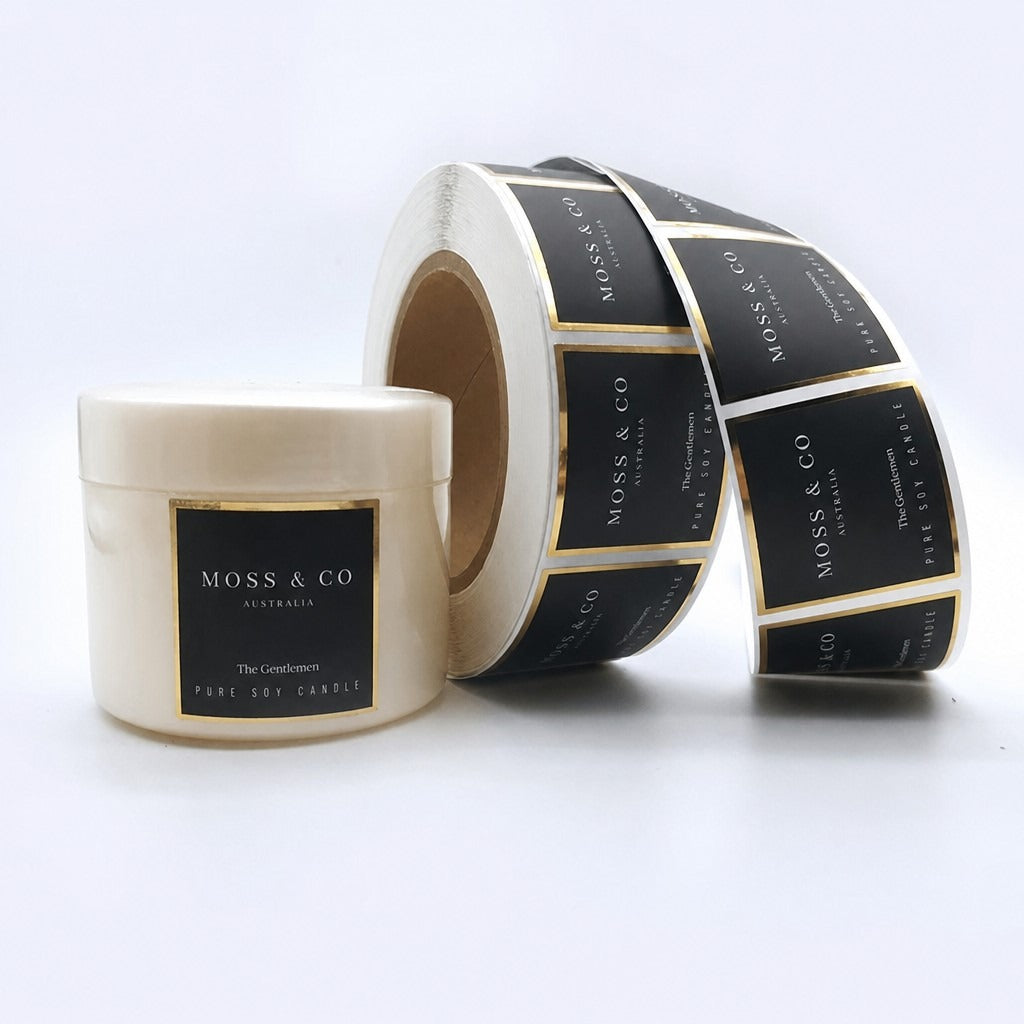 Candle Jar Warning & Brand Labels