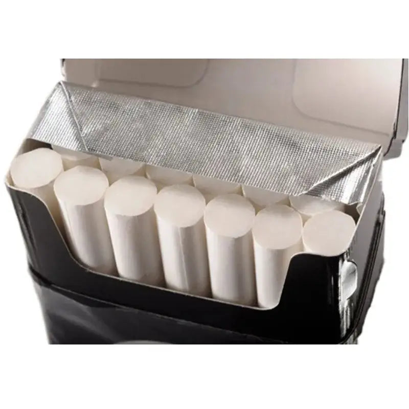 Cigarette packaging foil with window