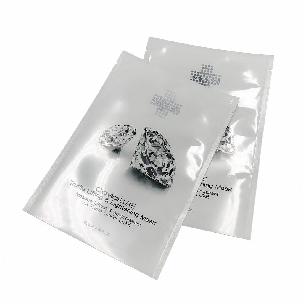 Custom Matte Foil Mask Pouches - 25ml Three-Side Seal Aluminum Bags