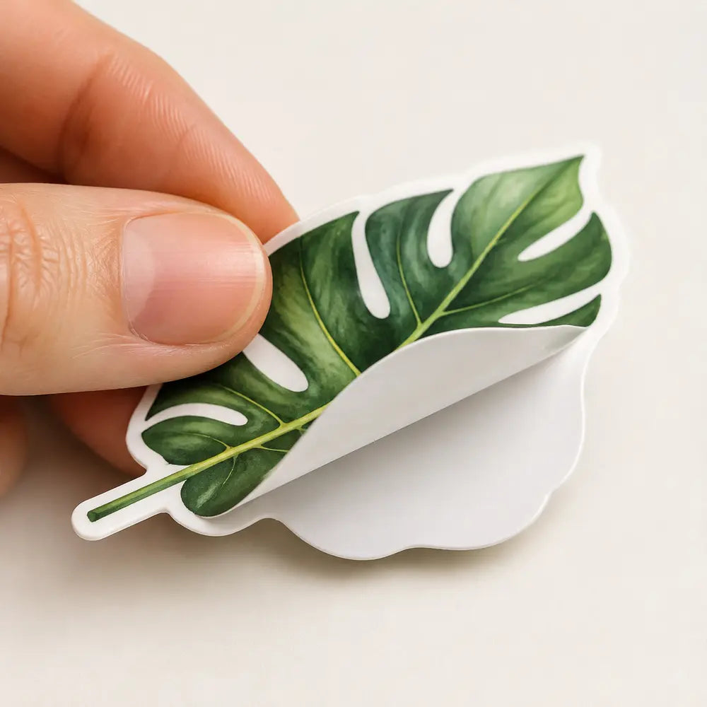 peeling die cut sticker