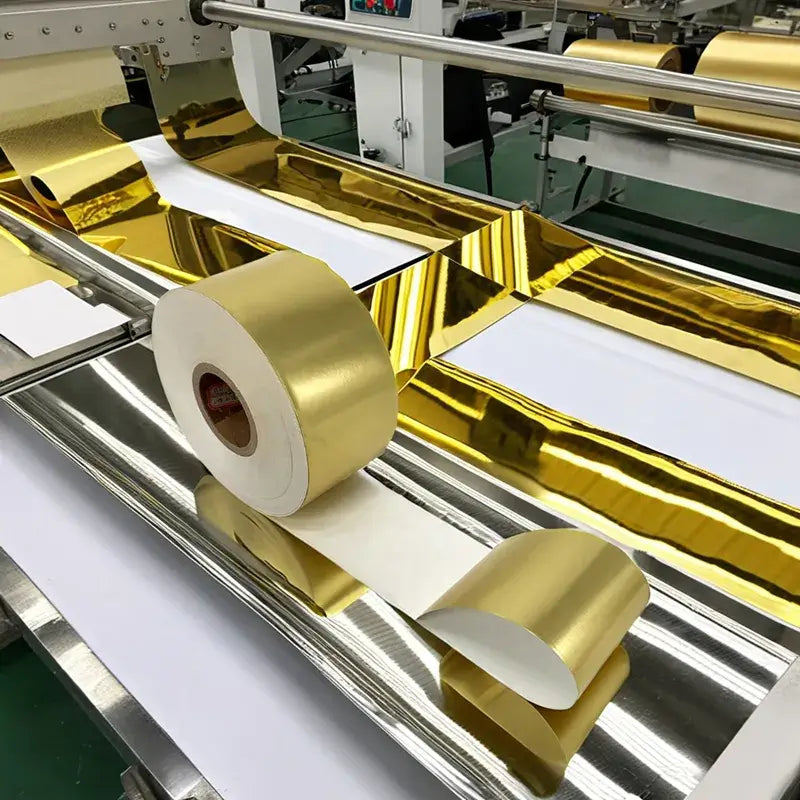 Foil access window for cigarette pack