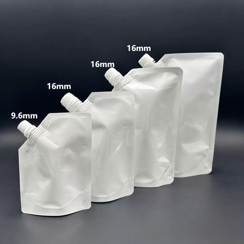 Custom Kraft Zip-Lock Sample Pouches - Liquid Fill Bags