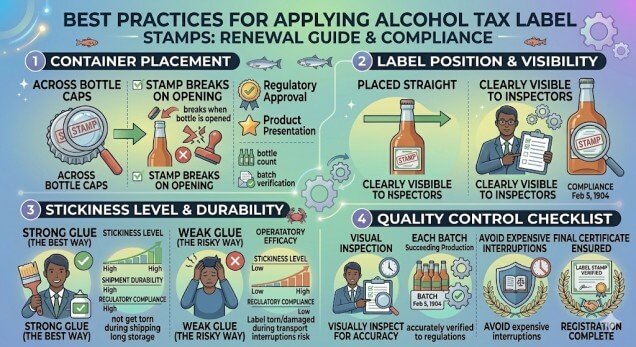 Alcohol & Tobacco Tax Stamp Labels