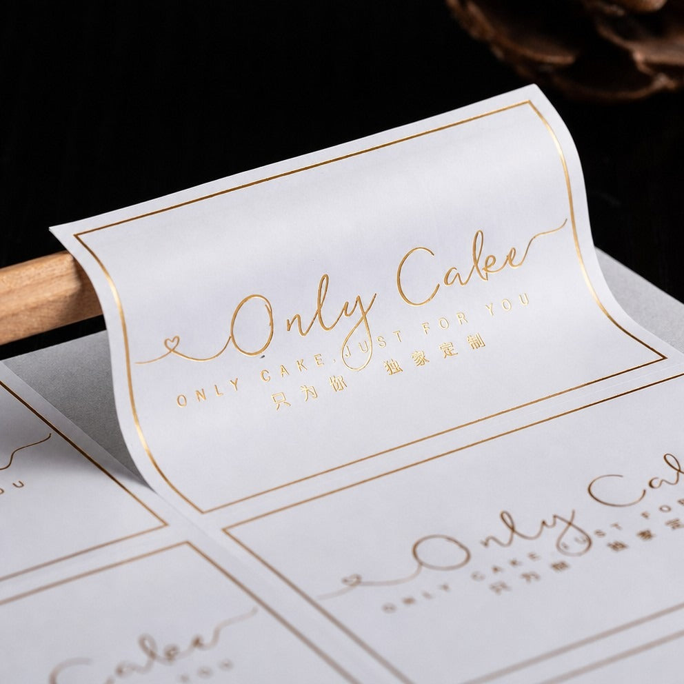Gold Foil & Hot Stamping Stickers - Custom Luxury Foil Labels
