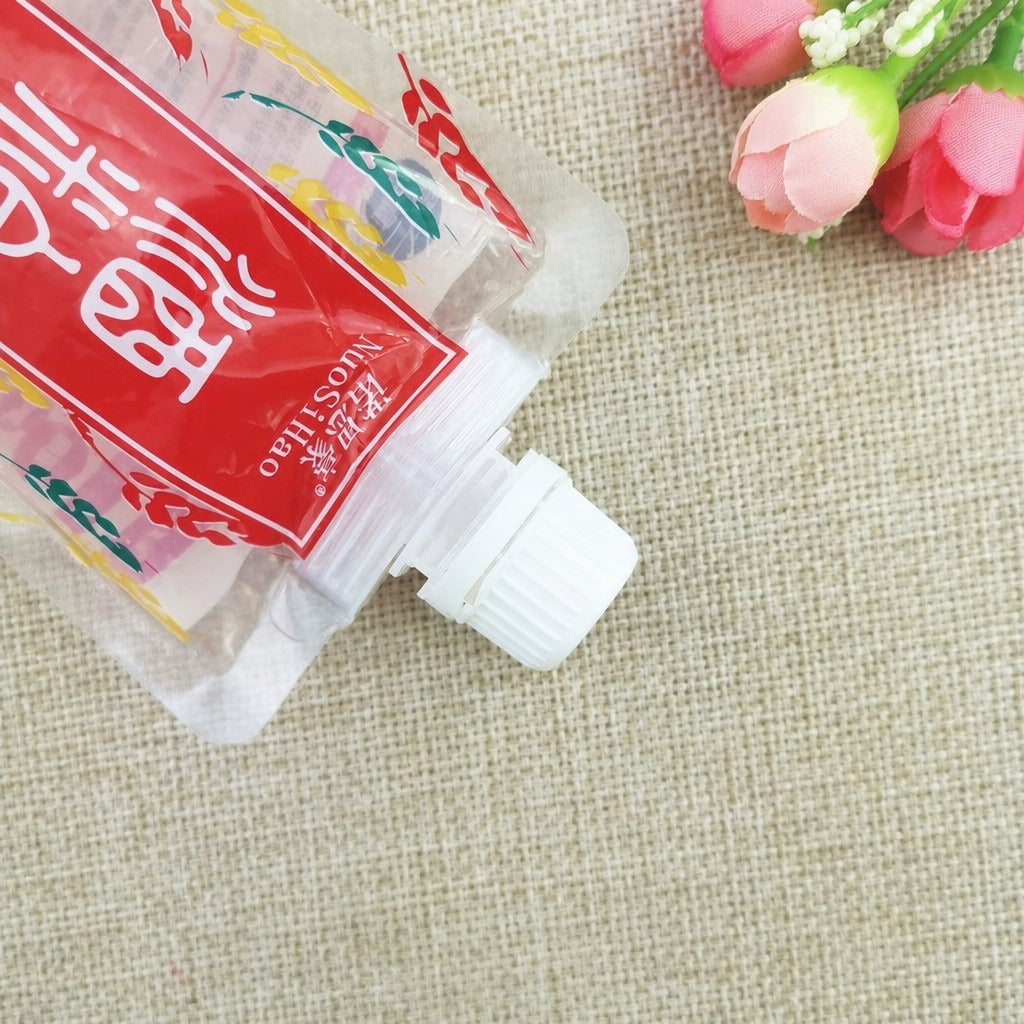 Custom Transparent Stand-Up Spout Pouches - Mask & Skin Care
