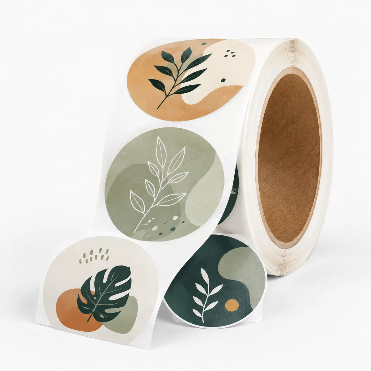 Custom adhesive stickers for packaging