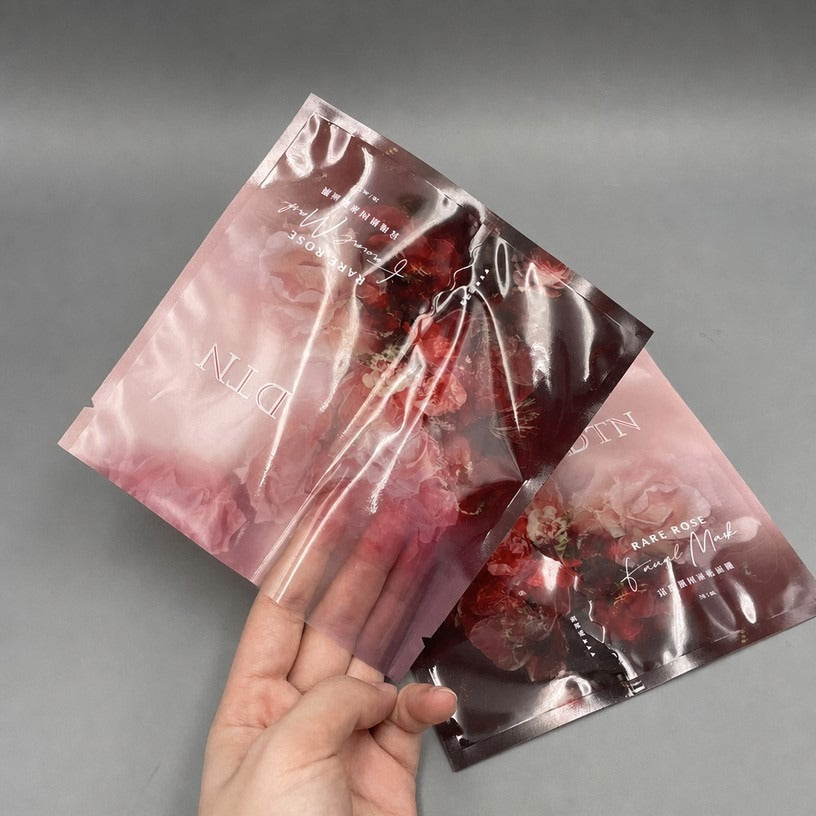 Custom Dual-Chamber Mask Pouches - Wet & Dry Separated Foil Bags