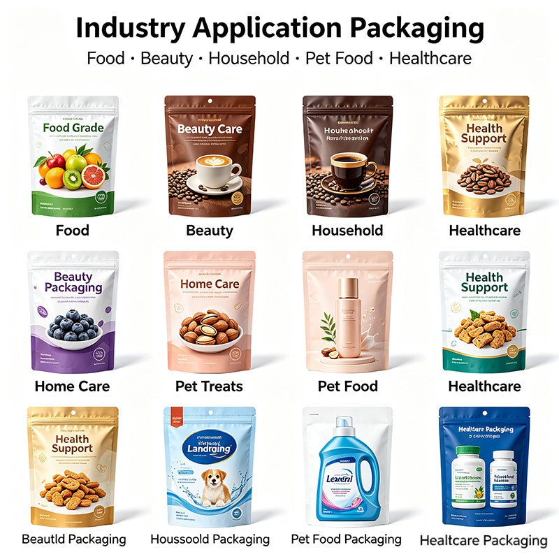 Custom Kraft Paper Food Pouches - Natural-Look Barrier Bags